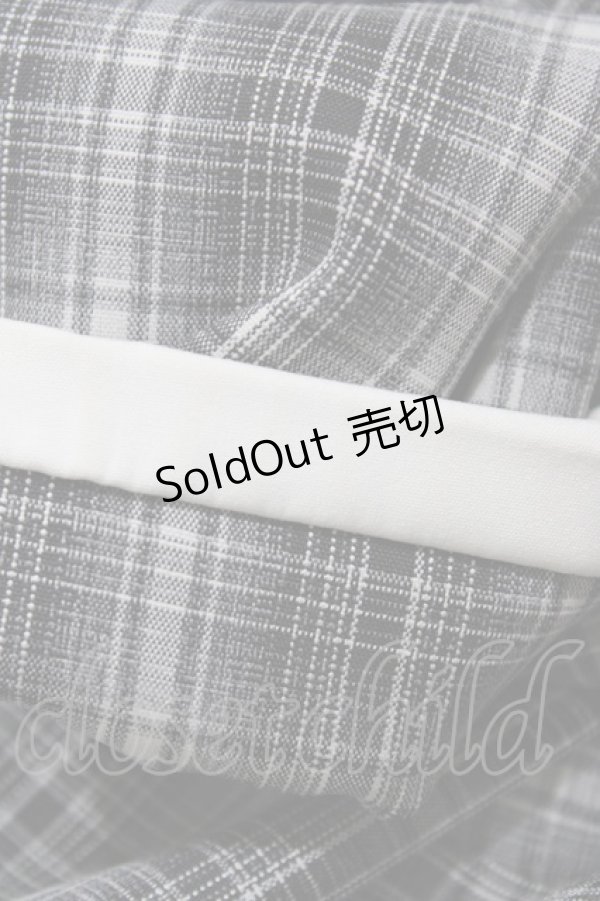 画像5: F i.n.t / ビッグカラーオンブレチェックワンピース Free BLACK×WH H-26-02-11-1020-CA-OP-NS-ZH (5)