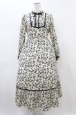 画像1: An MILLE / バイカラーフラワーワンピース Free アイボリー H-26-02-11-1021-EL-OP-NS-ZH (1)