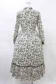 画像2: An MILLE / バイカラーフラワーワンピース Free アイボリー H-26-02-11-1021-EL-OP-NS-ZH (2)
