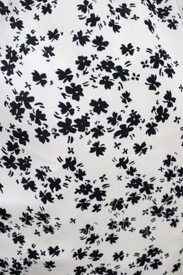 画像3: An MILLE / バイカラーフラワーワンピース Free アイボリー H-26-02-11-1021-EL-OP-NS-ZH (3)