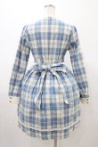 画像2: Fi.n.t / ヨーク切替チェックワンピース Free サックス H-26-02-11-1027-CA-OP-NS-ZH (2)