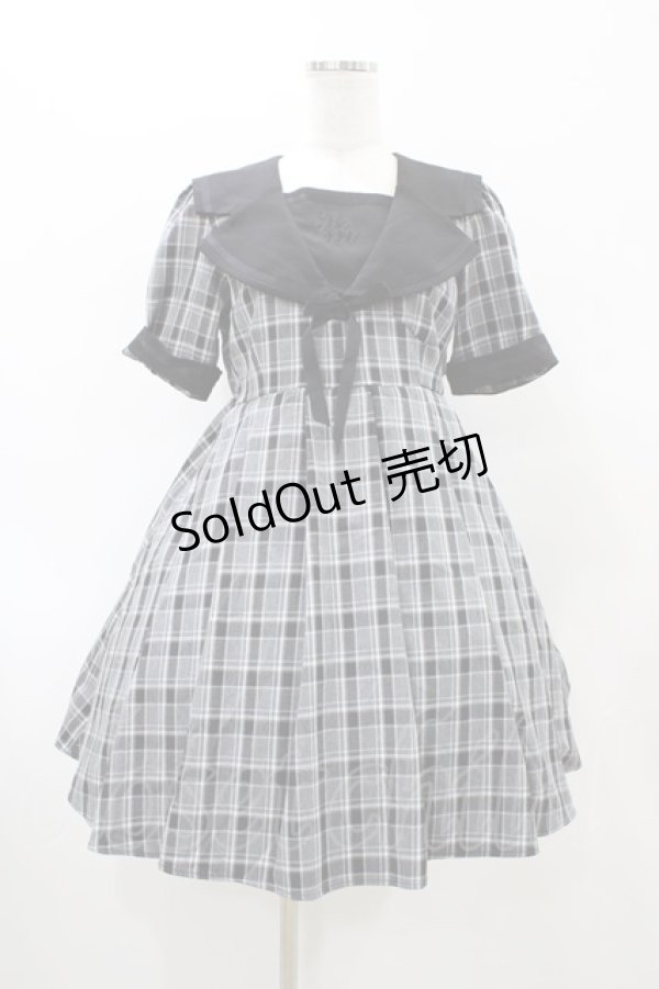 画像1: DearMyLove / サンリオコラボ クロミセーラーワンピース M ブラック H-26-02-11-1029-EL-OP-NS-ZH (1)