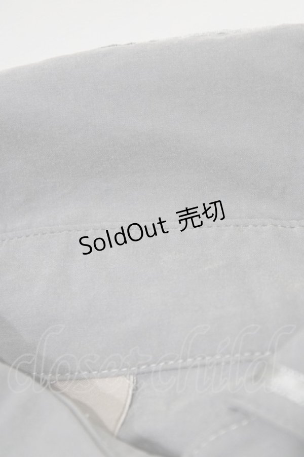 画像5: Rozen Kavalier / チェーン付き刺繍シャツ  グレー H-26-02-11-047-OO-BL-AK-ZH (5)