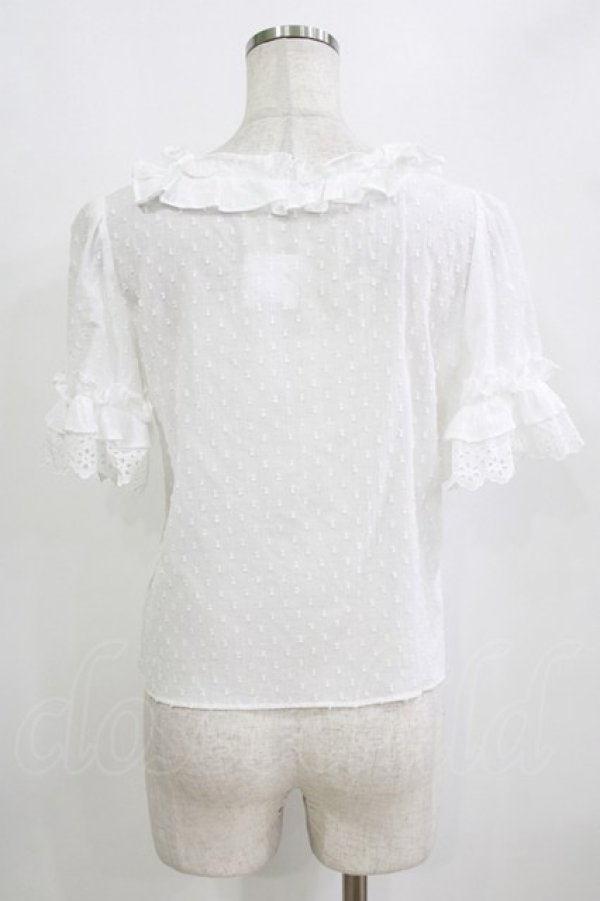 画像3: MILK / M cafeブラウス  オフドビードット H-26-02-11-048-ML-BL-KB-ZH (3)