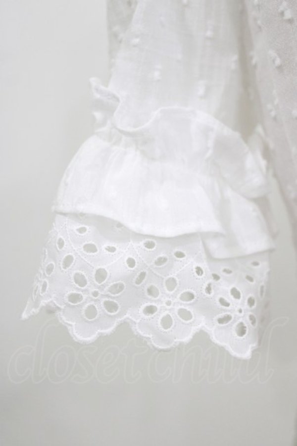 画像4: MILK / M cafeブラウス  オフドビードット H-26-02-11-048-ML-BL-KB-ZH (4)