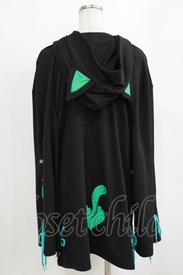 画像3: NieR Clothing / プリントプルパーカー  黒 H-26-02-11-050-PU-TO-AK-ZH (3)