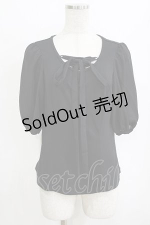 画像: MIHO MATSUDA / プルオーバー・ベリア M ブラック H-26-02-11-051-GO-TO-KB-ZH