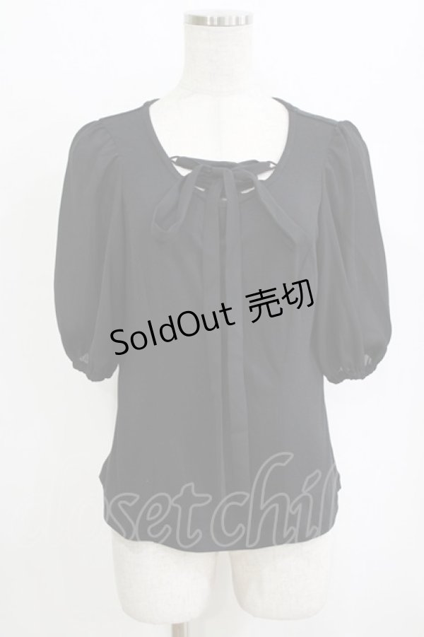 画像1: MIHO MATSUDA / プルオーバー・ベリア M ブラック H-26-02-11-051-GO-TO-KB-ZH (1)