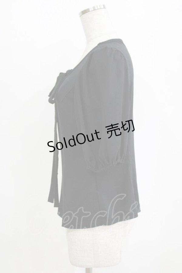 画像2: MIHO MATSUDA / プルオーバー・ベリア M ブラック H-26-02-11-051-GO-TO-KB-ZH (2)