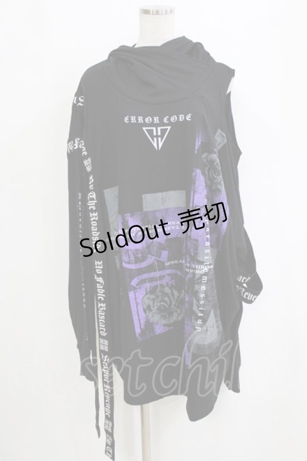 画像1: SEX POT ReVeNGe / プリントパーカー F 黒 H-26-02-11-052-SP-TS-AK-ZH (1)