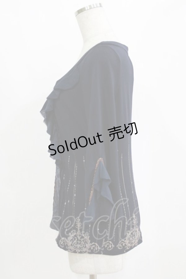 画像2: Rozen Kavalier / レース切替トップス  ネイビー H-26-02-11-056-OO-TO-KB-ZH (2)