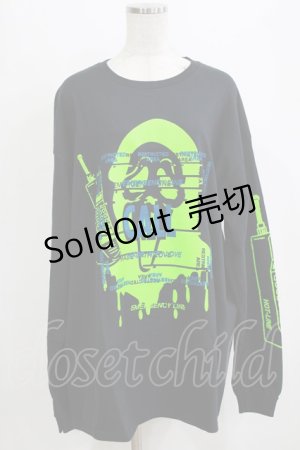 画像: MILKBOY / PHONE CALL L.S. TEE L ブラック H-26-02-11-057-MB-TO-KB-ZH