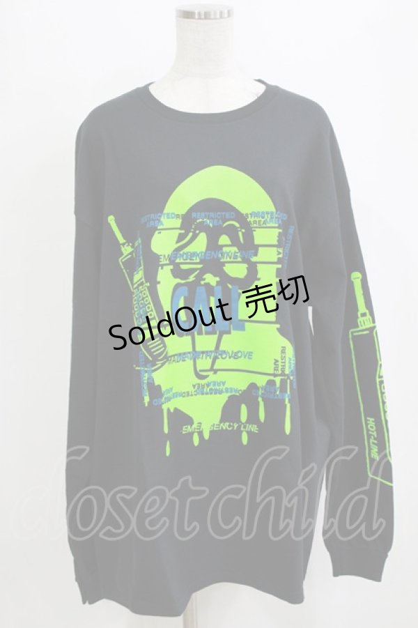 画像1: MILKBOY / PHONE CALL L.S. TEE L ブラック H-26-02-11-057-MB-TO-KB-ZH (1)