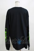画像3: MILKBOY / PHONE CALL L.S. TEE L ブラック H-26-02-11-057-MB-TO-KB-ZH (3)