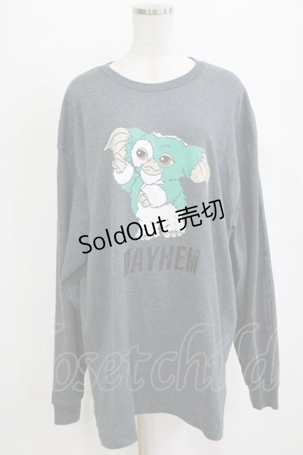 画像1: MILKBOY / GIZMO MAYHEM L.S. TEE L ダークヘザー H-26-02-11-060-MB-TO-KB-ZH (1)