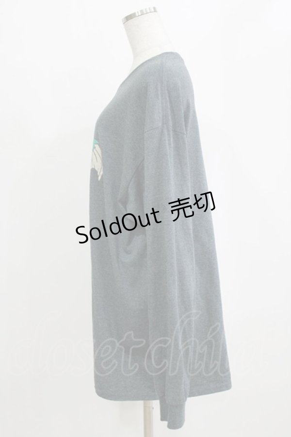 画像2: MILKBOY / GIZMO MAYHEM L.S. TEE L ダークヘザー H-26-02-11-060-MB-TO-KB-ZH (2)