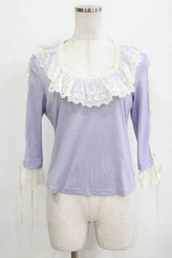 画像1: abilletage / レジェールカットソー  ラベンダー H-26-02-11-063-GO-TO-KB-ZH (1)