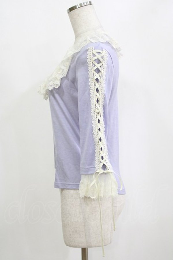 画像2: abilletage / レジェールカットソー  ラベンダー H-26-02-11-063-GO-TO-KB-ZH (2)