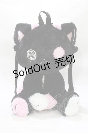 画像: NieR Clothing / ぬいぐるみリュック  黒×ピンク H-26-02-11-067-PU-BG-AK-ZH