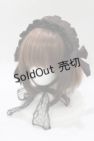 画像: abilletage / ヘッドドレス  ボルドー H-26-02-11-074-GO-AC-KB-ZH