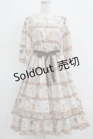 画像: Emily Temple cute / Kitten Stamp Collectionロングワンピース  モカ H-26-02-11-008-ET-OP-KB-ZH