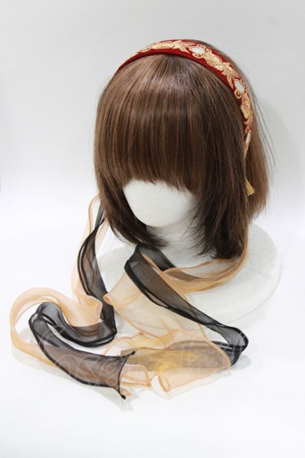 画像1: WITCH WATCH / カチューシャNo.2204  赤 H-26-02-11-076-PU-AC-KB-ZH (1)