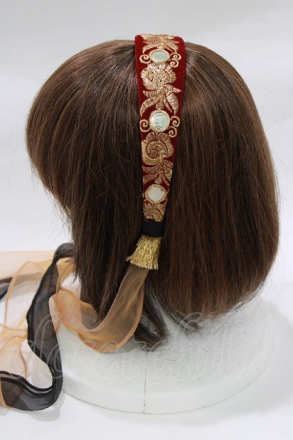 画像2: WITCH WATCH / カチューシャNo.2204  赤 H-26-02-11-076-PU-AC-KB-ZH (2)