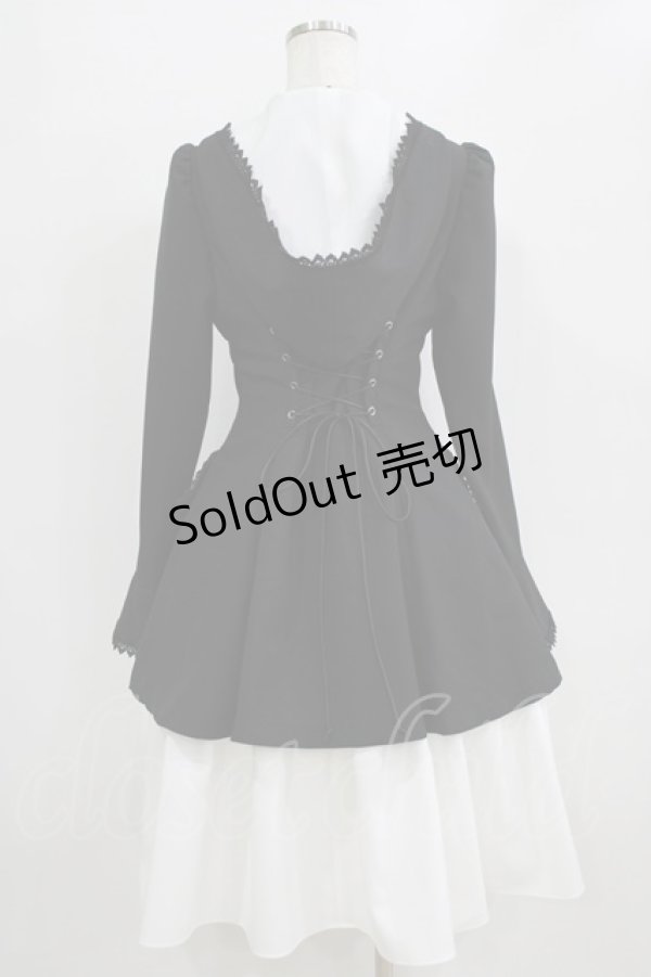 画像3: MIHO MATSUDA / Artiswitch×MIHO MATSUDA るるコラボワンピース  ブラック×ホワイト H-26-02-11-010-GO-OP-KB-ZH (3)