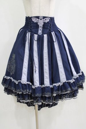 画像: Ozz oneste / Star Wizardエプロン付スカート  ネイビー H-26-02-11-002-OO-SK-KB-ZH