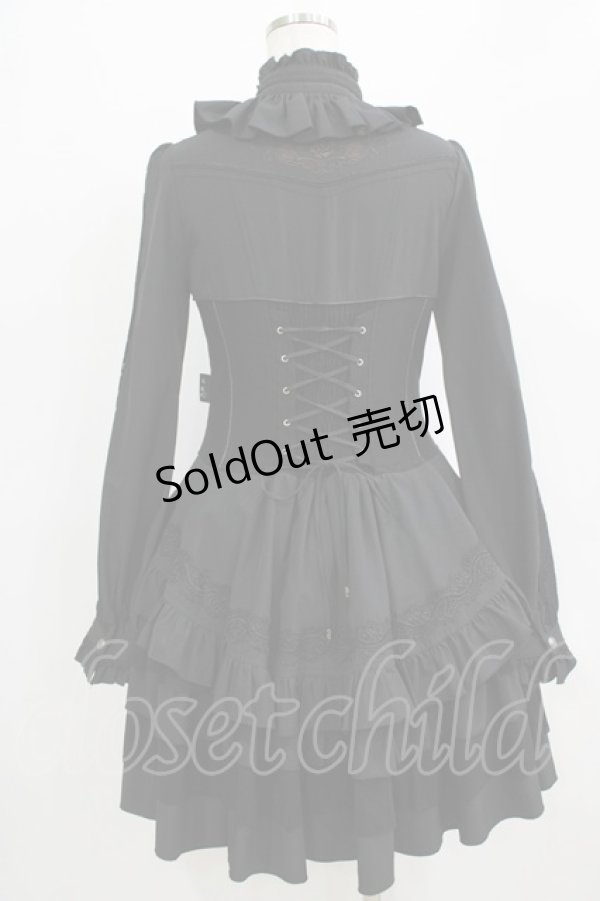 画像3: OZZ ANGELO / ナポレオンZIPオーバーワンピース  ブラック H-26-02-11-015-OO-OP-KB-ZH (3)