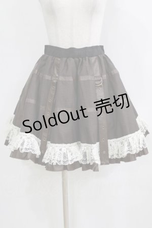 画像: Qutie Frash / パニエスカート  茶 H-26-02-11-017-QU-SK-AK-ZH