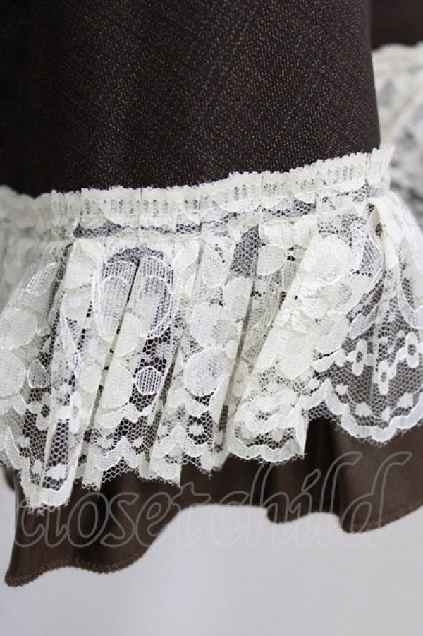 画像4: Qutie Frash / パニエスカート  茶 H-26-02-11-017-QU-SK-AK-ZH (4)