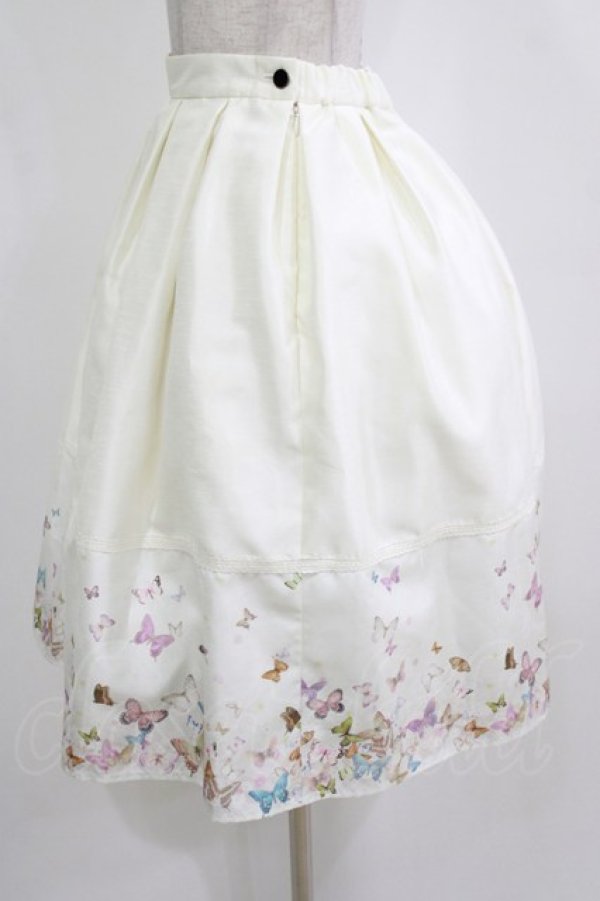 画像2: abilletage / バタフライタックスカート  アイボリー H-26-02-11-018-GO-SK-KB-ZH (2)