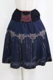画像1: Rozen Kavalier / 刺繍シャーリングスカート  ネイビー H-26-02-11-020-OO-SK-KB-ZH (1)