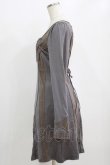 画像2: OZZ ANGELO / レースラインワンピース  グレー H-26-02-11-022-OO-OP-AK-ZH (2)