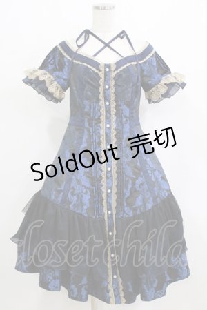 画像: Hoshibako Works / ベル・エピヌ ワンピース M ネイビー H-26-02-12-024-LO-OP-NS-ZH