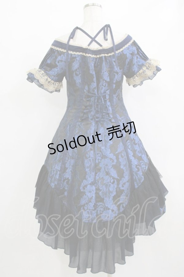 画像3: Hoshibako Works / ベル・エピヌ ワンピース M ネイビー H-26-02-12-024-LO-OP-NS-ZH (3)