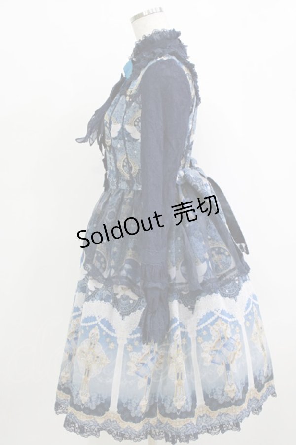 画像2: Angelic Pretty / Celestial Dress Free ネイビー H-26-02-12-002-AP-OP-NS-ZH (2)