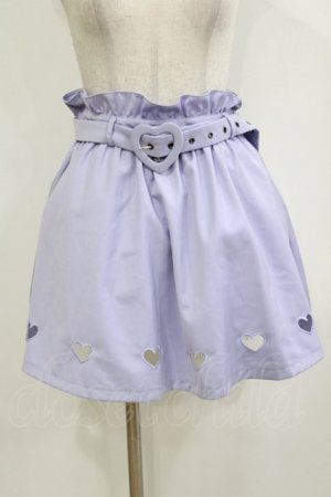 画像: To Alice / ハートベルトスカート S ラベンダー H-26-02-12-029-LO-SK-NS-ZH