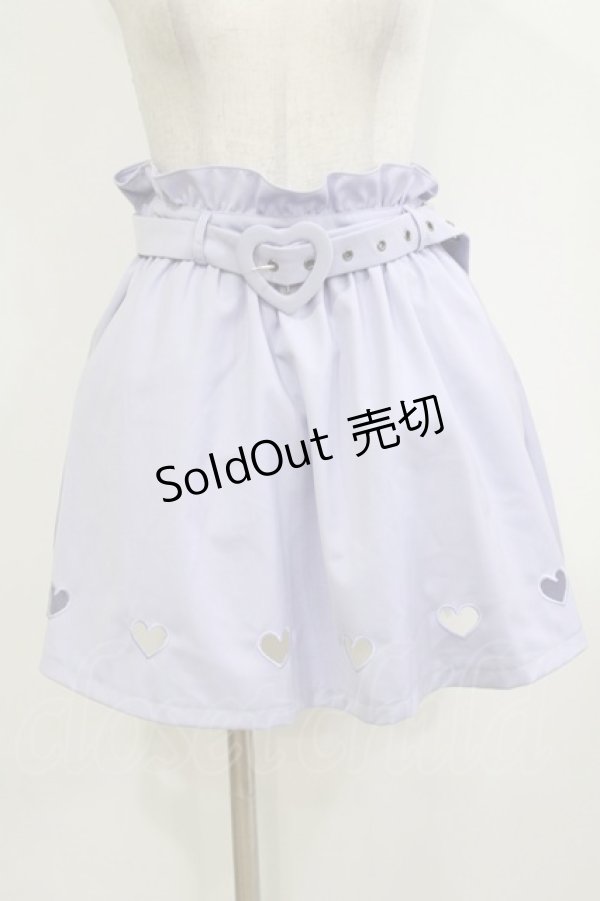 画像1: To Alice / ハートベルトスカート S ラベンダー H-26-02-12-029-LO-SK-NS-ZH (1)