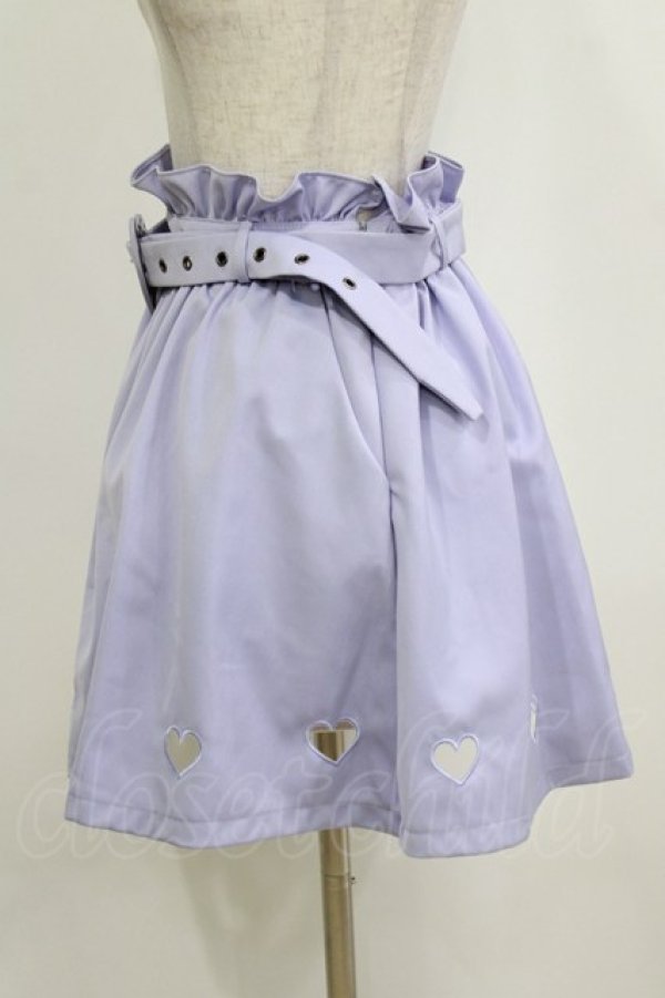 画像2: To Alice / ハートベルトスカート S ラベンダー H-26-02-12-029-LO-SK-NS-ZH (2)
