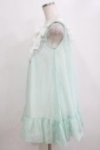 画像2: mon lily / シフォンワンピース M ミント H-26-02-12-030-LO-OP-NS-ZH (2)