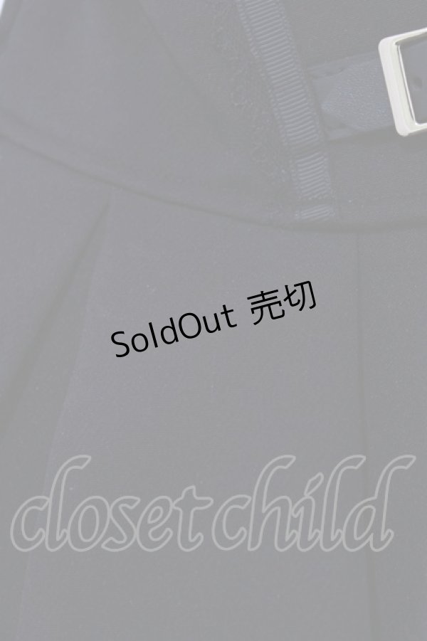 画像5: LIZ LISA / 2連リボンベルトスカパン M ブラック H-26-02-12-034-LO-PA-YZ-ZH (5)