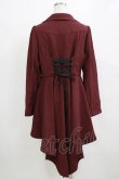 画像3: axes femme POETIQUE / 燕尾デザインロングジャケット M ワイン H-26-02-12-036-AX-JA-NS-ZH (3)