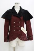 画像1: Victorian maiden / ヴィクトリアンベルベットノーブルジャケット Free 千鳥ボルドー H-26-02-12-039-CL-JA-NS-ZH (1)