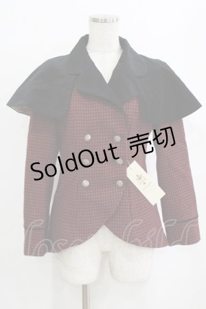 画像: Victorian maiden / ヴィクトリアンベルベットノーブルジャケット Free 千鳥ボルドー H-26-02-12-039-CL-JA-NS-ZH