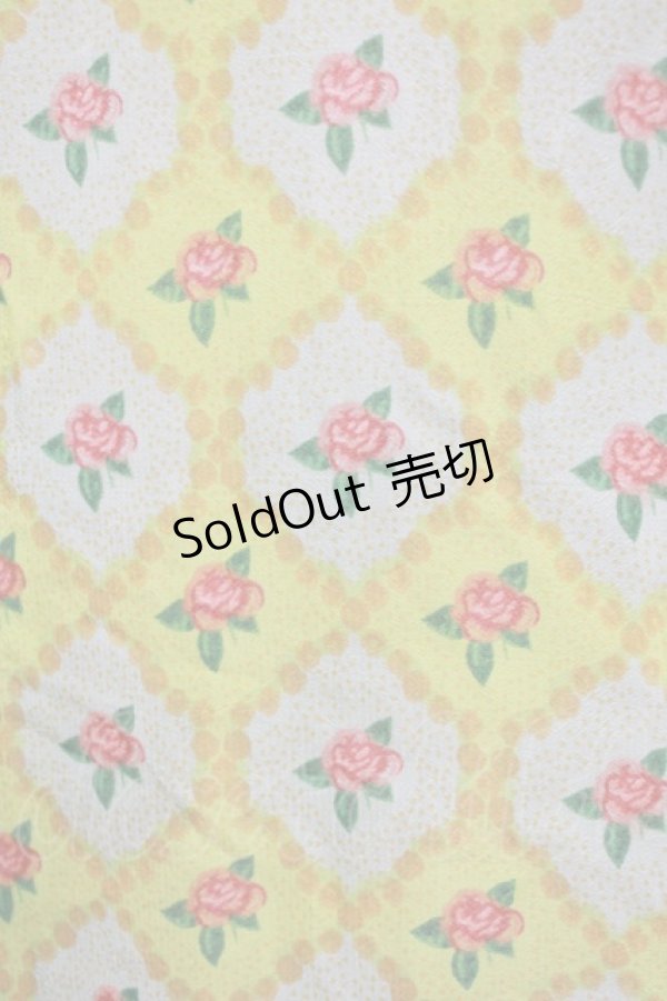 画像4: Cherir la femme / ローズプリントワンピース M ブルー H-26-02-12-041-LO-OP-NS-ZH (4)