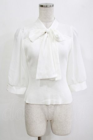 画像: evelyn / ボウタイトップス Free オフ H-26-02-12-046-LO-TO-NS-ZH