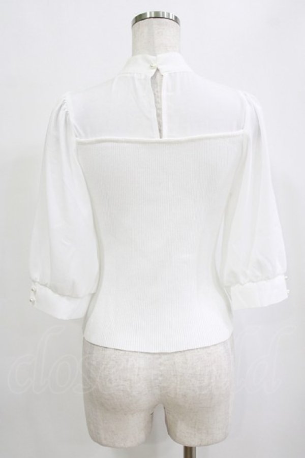 画像3: evelyn / ボウタイトップス Free オフ H-26-02-12-046-LO-TO-NS-ZH (3)