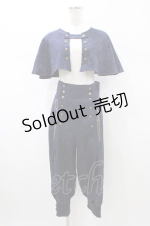 画像: Hoshibako Works / Rozen Maiden x HoshibakoWorks 蒼星石パンツ+ケープ Free ネイビー H-26-02-12-1037-LO-PA-NS-ZH
